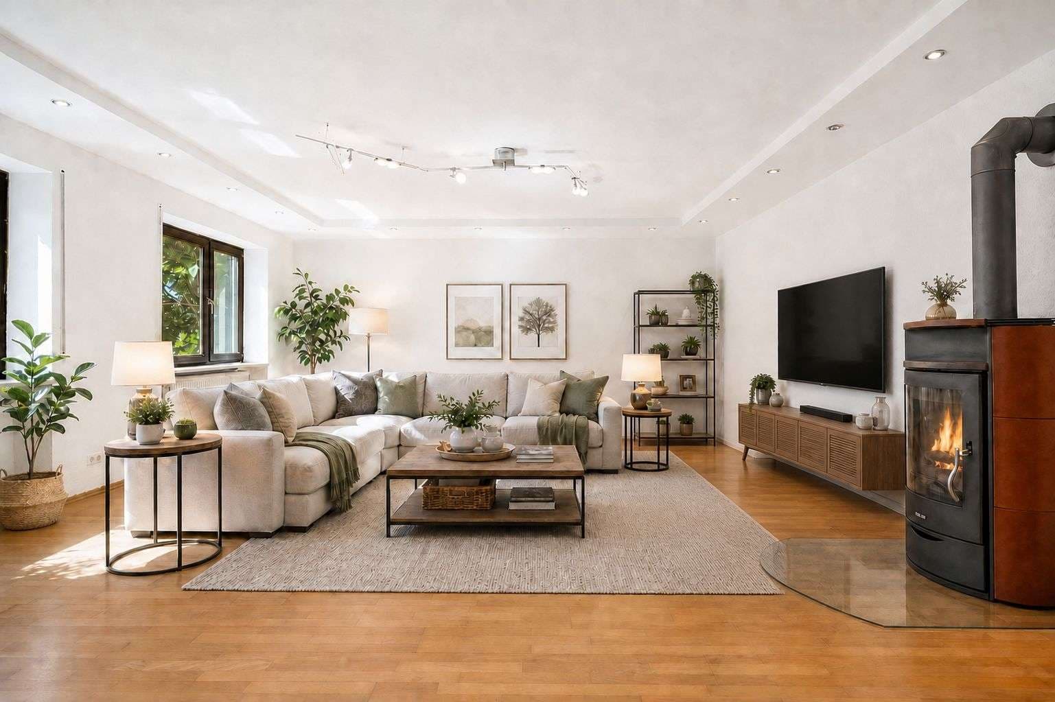 Wohnzimmer Staging