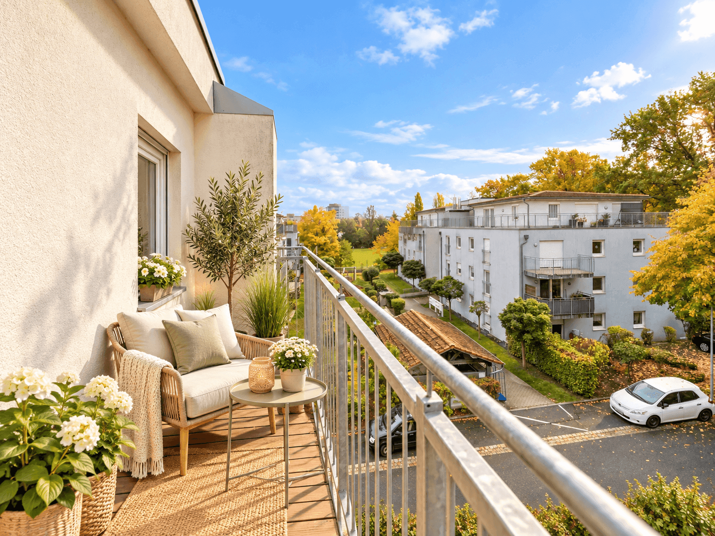 Balkon-Visualisiert