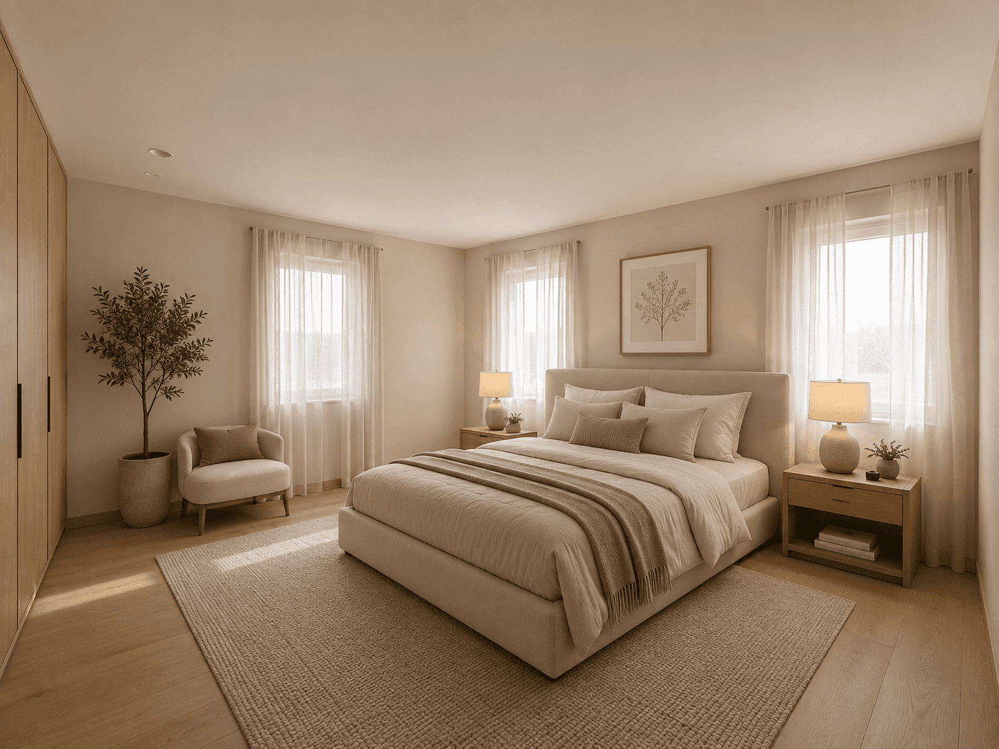 Schlafzimmer - Visualisiert